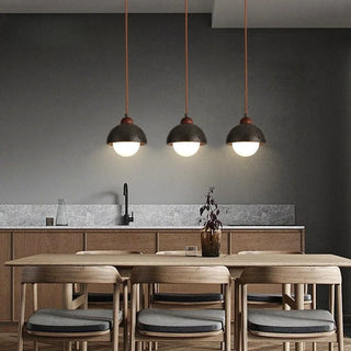 Celako™ Statera Pendant Light | Black Travertine Dining Room Lighting