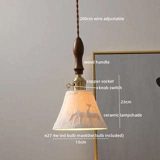 Celako™ Cerivo Pendant Light | Ceramic Dining Room Lighting