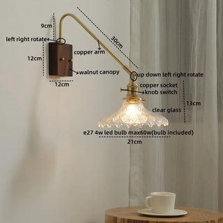 Celako™ Tamber Wall Light | Copper Modern Style Bedroom Lighting