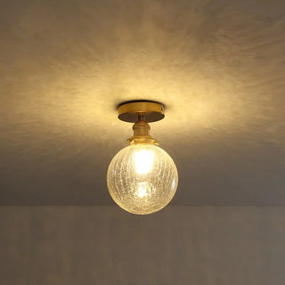 Celako™ Aurylis Ceiling Light | Copper Glass Living Room Lighting