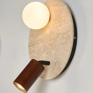 Celako™ Clario Wall Light | Travertine Hallway Lighting