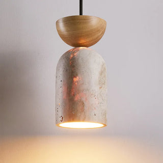 Celako™ Lumipetra Pendant Light | Yellow Travertine Kitchen Island Lighting