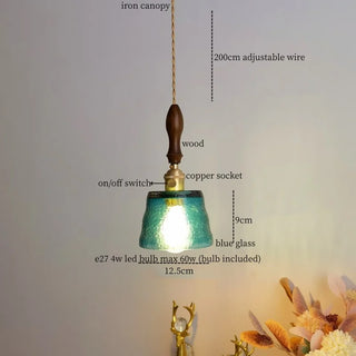 Celako™ Vitrare Pendant Light | Glass Bedroom Lighting