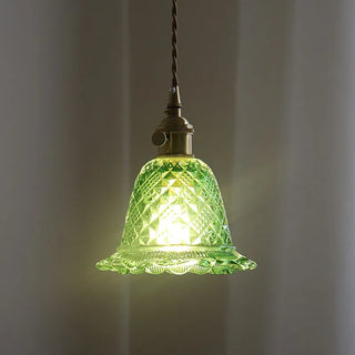 Suspension Celako™ Calverra | Luminaire de chambre en verre