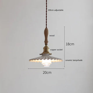 Celako™ Elysia Pendant Light | Ceramic Dining Room Lighting