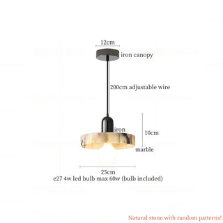 Celako™ Columna Pendant Light | Marble Kitchen Island Lighting