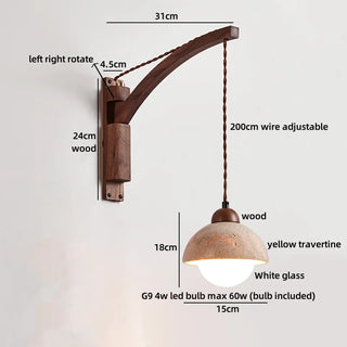 Celako™ Lumaro Wall Light | Marble Living Room Lighting