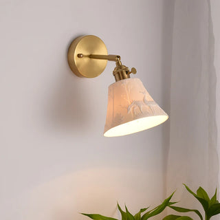 Celako™ Glazora Wall Light | Copper Bedroom Lighting