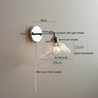 Celako™ Silvra Wall Light | Glass Entryway Lighting