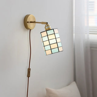 Celako™ Virella Wall Light | Stained Glass Entryway Lighting