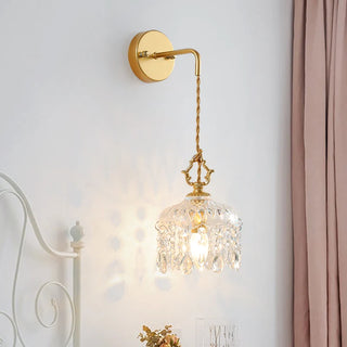Celako™ Aurique Wall Light | Glass Bedside Lighting