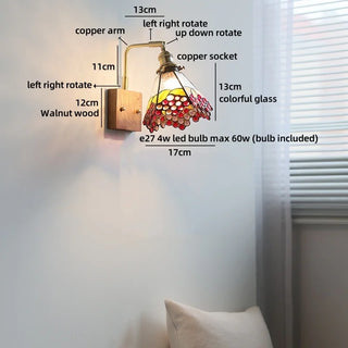 Celako™ Vitral Wall Light | Glass Entryway Lighting