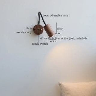 Celako™ Arboris Wall Light | Wood Wabi Sabi Modern Living Room Lighting