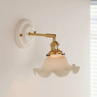 Celako™ Arcilo Wall Light | Ceramic Copper Bedroom Lighting