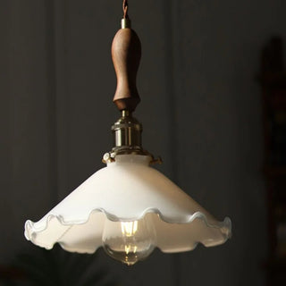 Celako™ Opalora Pendant Light | White Glass Kitchen Island Lighting