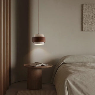 Celako™ Tivelle Pendant Light | Yellow Travertine Bedroom Lighting