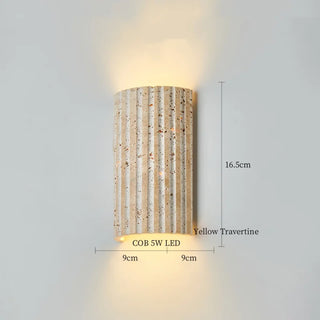 Celako™ Ochrena Wall Light | Yellow Travertine Kitchen Island Lighting