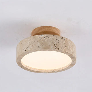 Celako™ Lithura Ceiling Light | Yellow Travertine Japan Vintage