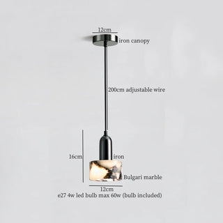 Celako™ Lapideon Pendant Light | Marble Kitchen Island Lighting