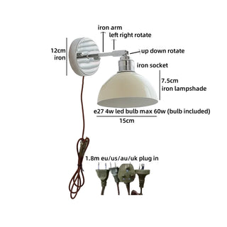 Celako™ Ferrox Wall Light | Iron Bedroom Lighting