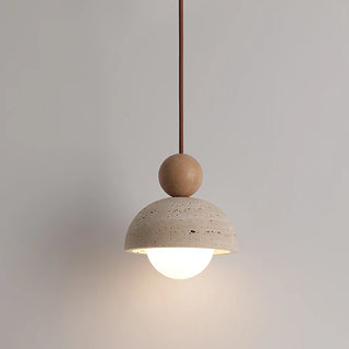 Celako™ Gemmula Pendant Light | Yellow Travertine Living Room Lighting
