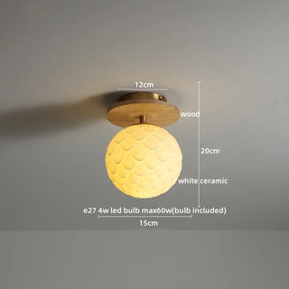 Celako™ Marumi Ceiling Light | Ceramic Dining Room Lighting