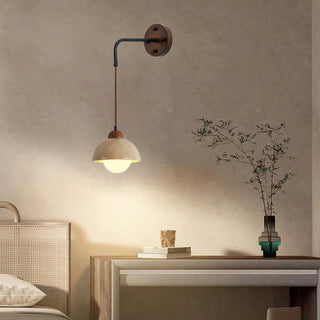 Celako™ Lutea Wall Light | Yellow Travertine Europe