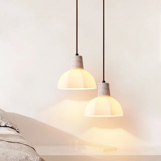 Celako™ Albatre Pendant Light | Yellow Travertine Kitchen Island Lighting