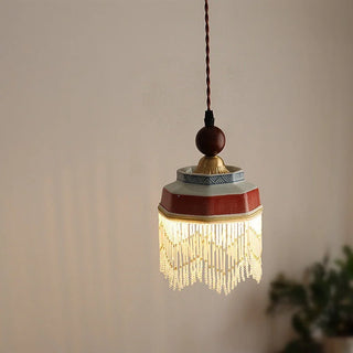 Celako™ Terravia Pendant Light | Ceramic Mid Century Modern Living Room Lighting