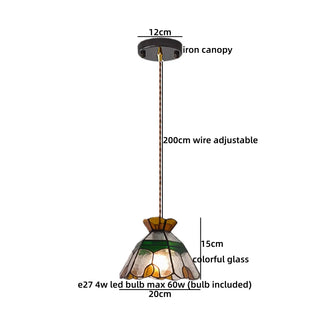 Celako™ Vitrelle Pendant Light | Glass Vintage Bedroom Lighting
