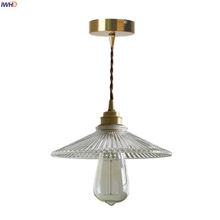 Celako™ Plisse Pendant Light | Clear Glass Nordic Minimalism