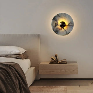 Celako™ Bulgara Wall Light | Stone Bedside Lighting