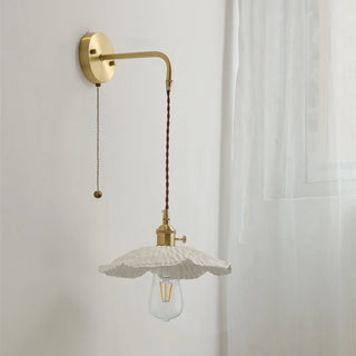 Celako™ Kaolux Wall Light | Ceramic Copper Bedroom Lighting