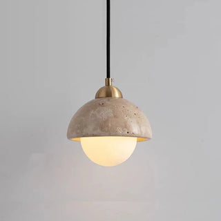 Celako™ Marillo Pendant Light | Yellow Travertine Kitchen Island Lighting