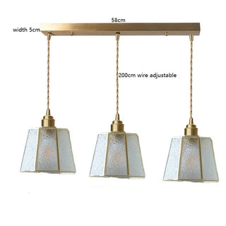 Celako™ Vetra Pendant Light | Glass Dining Room Lighting