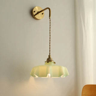 Celako™ Cuprosa Wall Light | Glass Bedside Lighting
