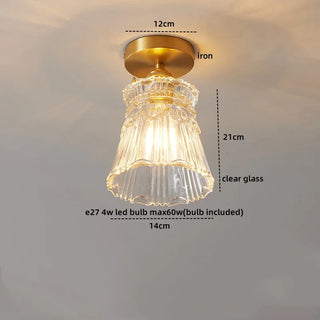 Celako™ Opalio Ceiling Light | Glass Bedroom Lighting