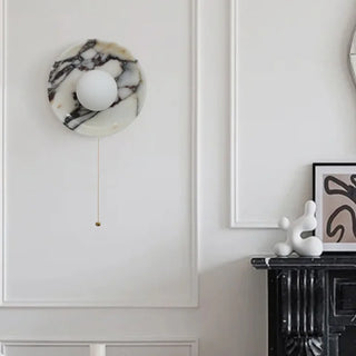 Celako™ Orbita Wall Light | Marble Glass Bedroom Lighting