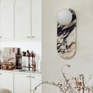 Celako™ Marmoris Wall Light | Marble Glass Living Room Lighting