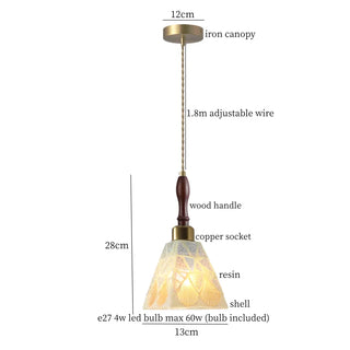Celako™ Vetrata Pendant Light | Resin Kitchen Island Lighting