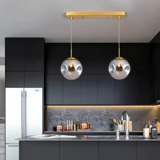 Celako™ Vitrelune Pendant Light | Glass Stone Bedroom Lighting