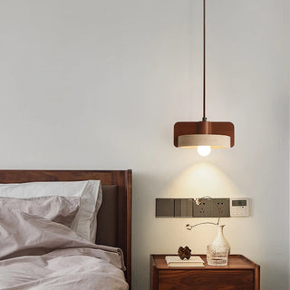 Celako™ Calcaria Pendant Light | Wood Yellow Travertine Bedroom Lighting