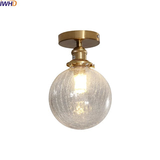 Celako™ Aurylis Ceiling Light | Copper Glass Living Room Lighting