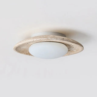 Celako™ Oterra Ceiling Light | Yellow Travertine Japan Vintage