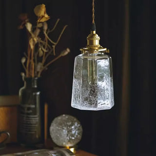 Celako™ Vitraea Pendant Light | Glass Copper Bedroom Lighting