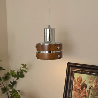 Celako™ Ferligne Pendant Light | Iron and Wood Living Room Lighting