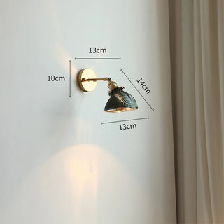 Celako™ Vitrio Wall Light | Copper Bedside Lighting