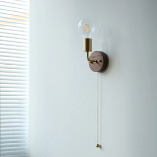 Celako™ Ardelle Wall Light | Walnut Wood Entryway Lighting