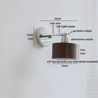 Celako™ Ombrae Wall Light | Iron Bedside Lighting