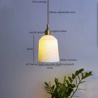 Celako™ Argilux Pendant Light | Ceramic Kitchen Island Lighting